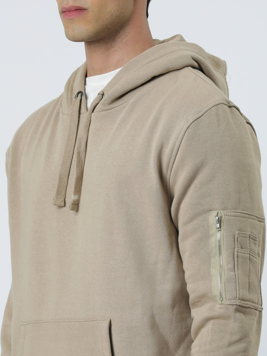 Long Sleeve Kangaroo Patch Pocket Sweatshirt