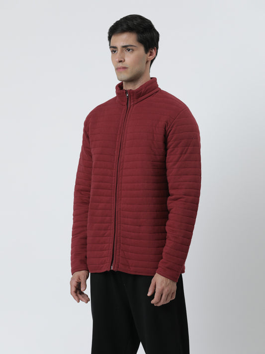Long Sleeve Quilted Jacket