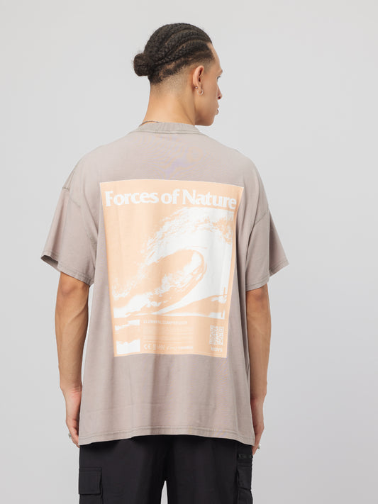 Forces of nature washed T-shirt