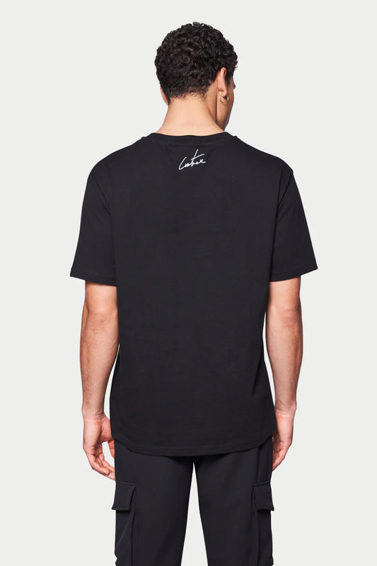 Photo Graphic Regular Fit T-Shirt - Black