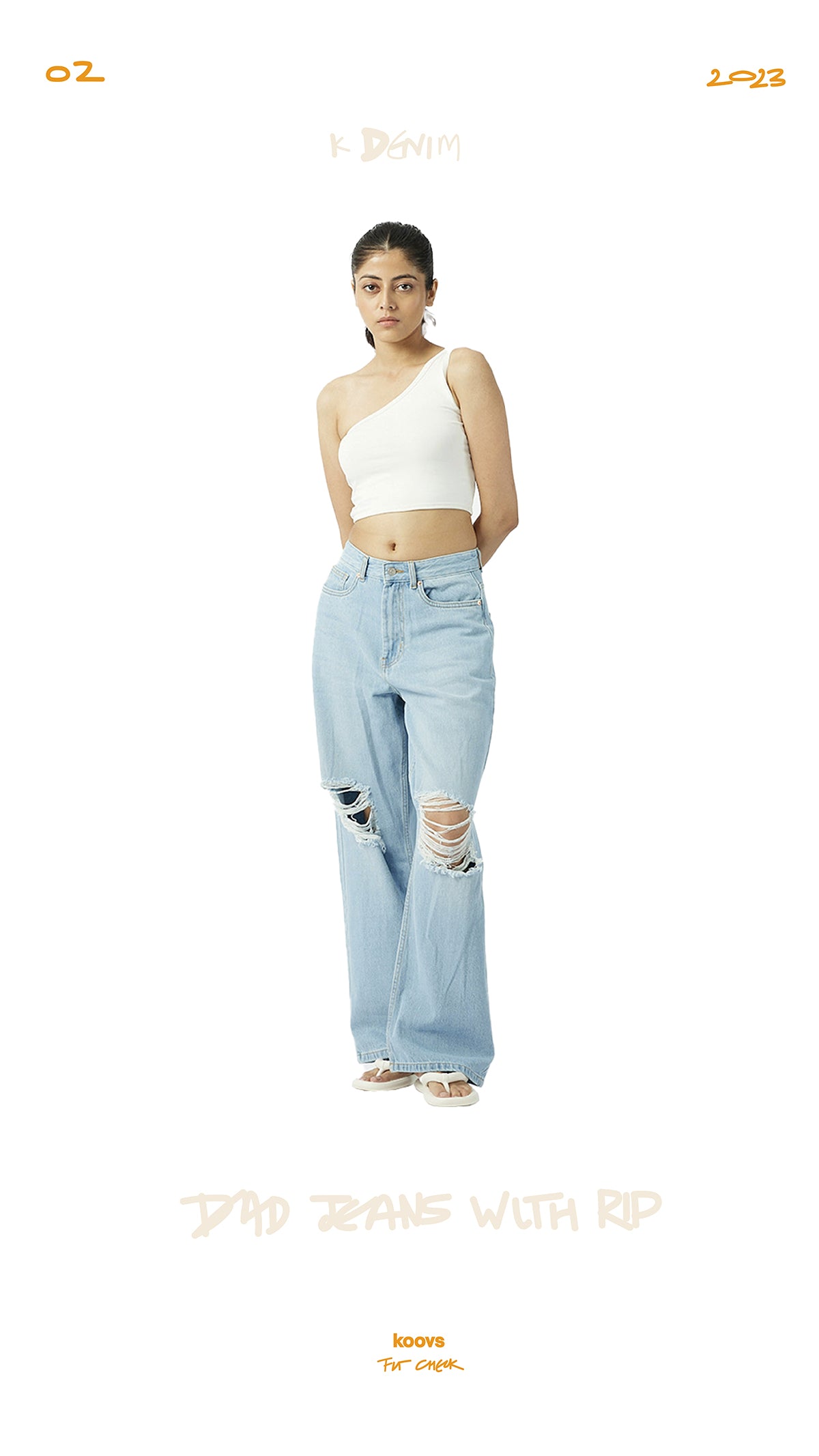 Girls' Distressed Drawstring Denim Jeans – Hayden Girls