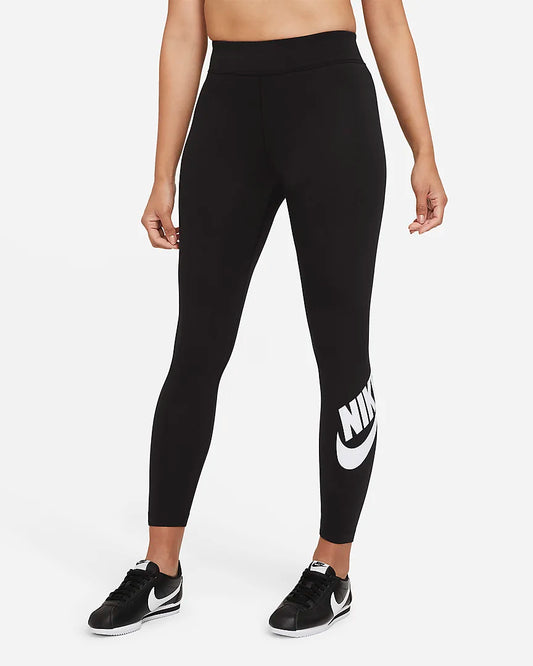 Nike Sportswear Essential High-Waisted Logo Leggings - Koovs