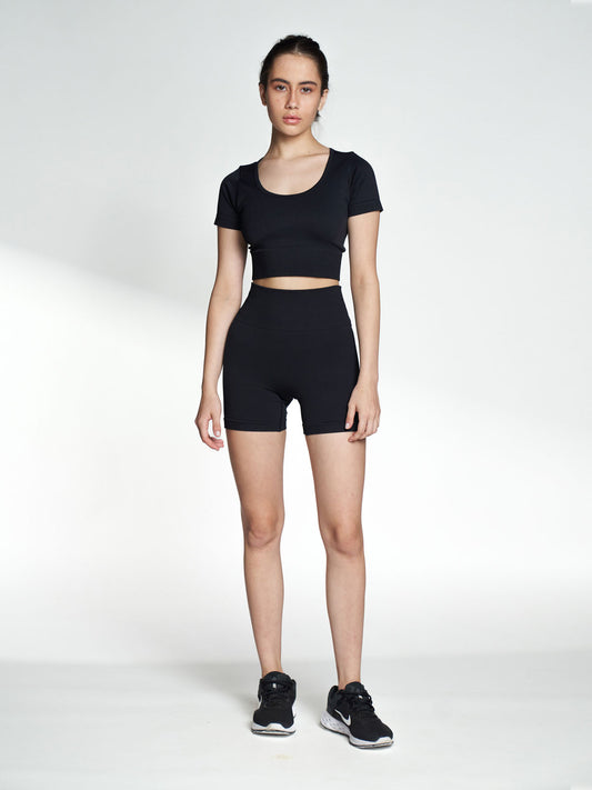 StclaircomoShops, Koral logo waistband shorts, Women's Clothing