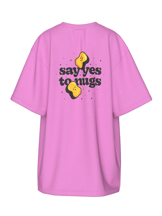 Say Yes to Nugs Long T-shirt Dress